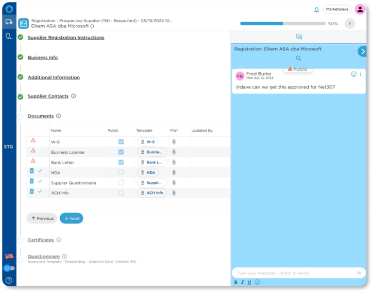 Supplier Marketplace