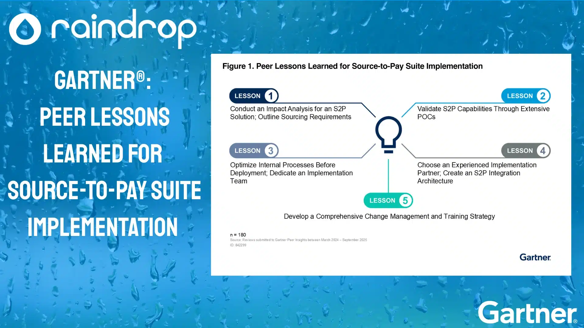 Gartner Peer Lessons Learned For Source To Pau Suite Implementation 7