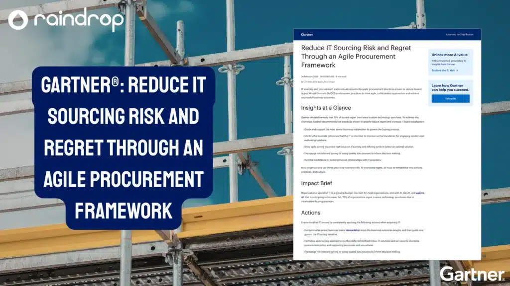 Gartner Flex Reprint Reduce IT Sourcing Risk and Regret Through an Agile Procurement Framework 1024x576