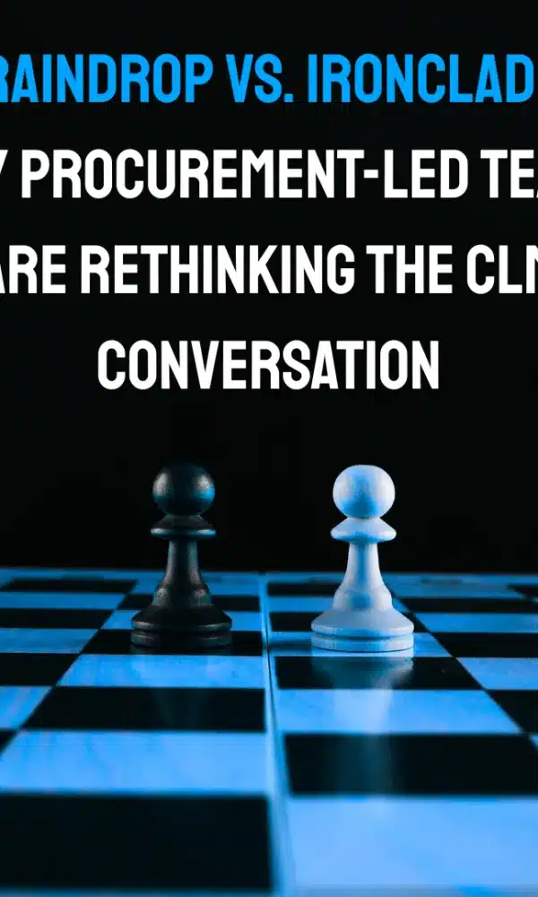 Raindrop vs  Ironclad Why Procurement Led Teams Are Rethinking the CLM Conversation 600x1000