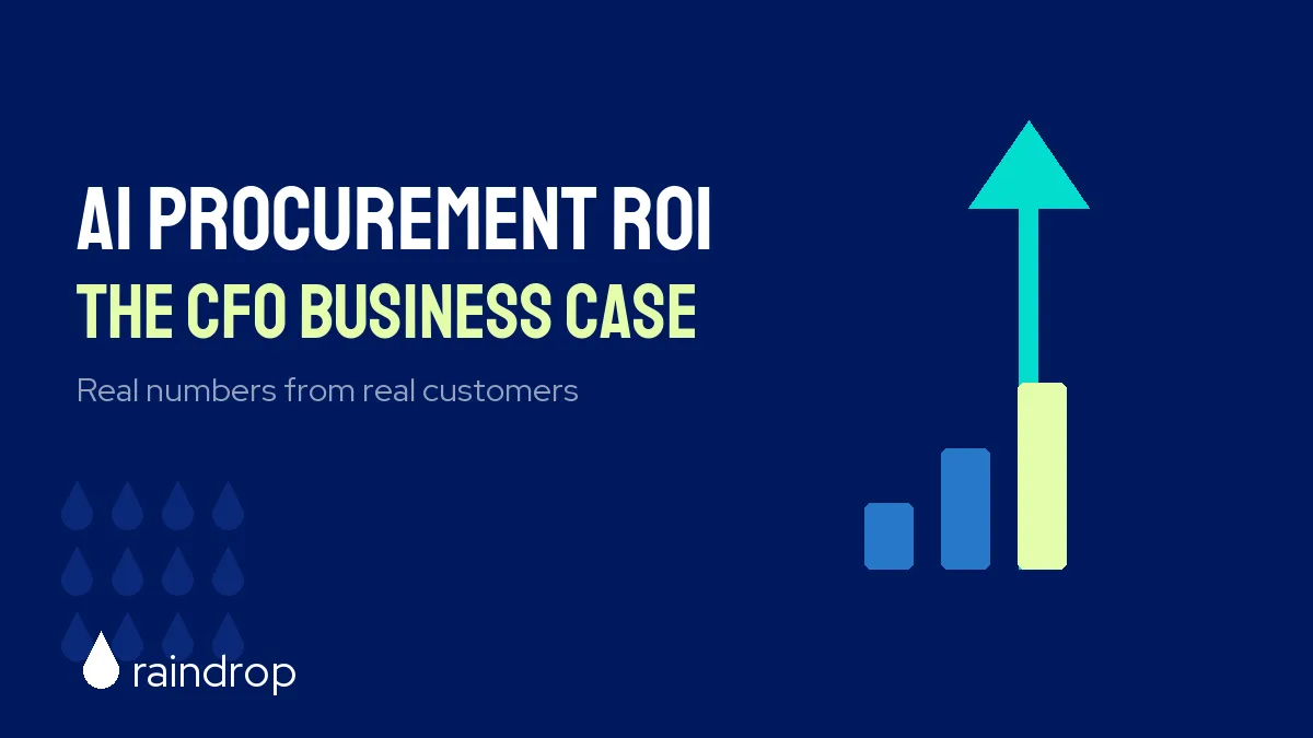 AI Procurement ROI: The CFO Business Case — Raindrop Systems